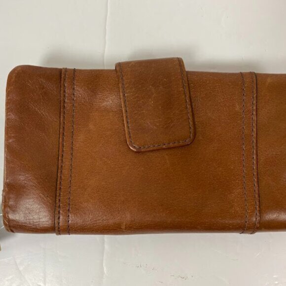 Fossil Brown Genuine Leather Trifold Wallet One Size - Picture 3 of 10